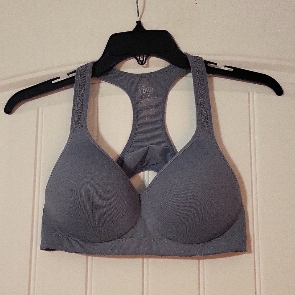 PINK padded sports bra M